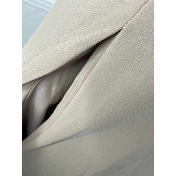 Morilee by Madeline Gardner Latte Taupe Long Gown Chiffon Dress Plus size - Picture 6 of 13